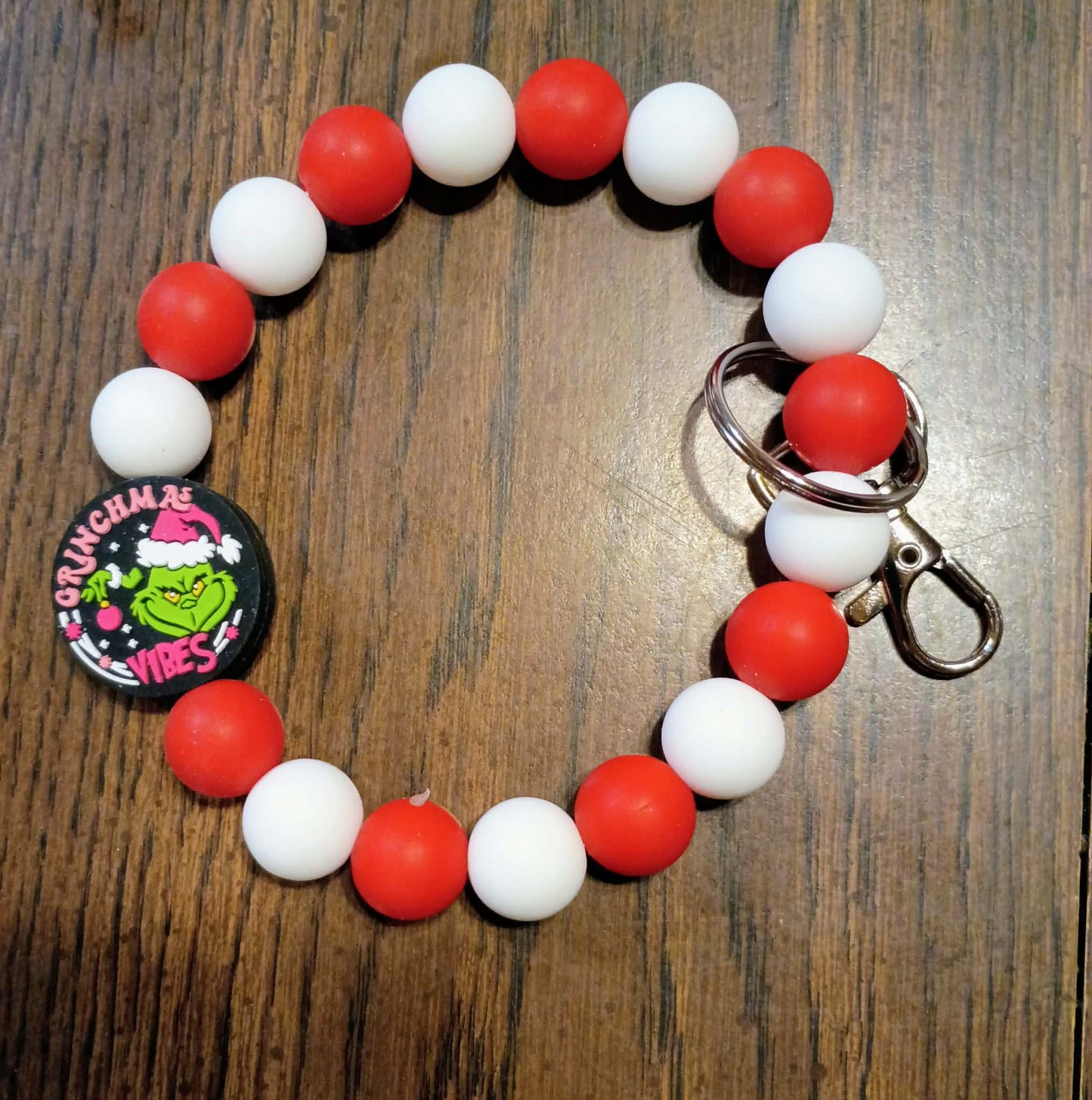 "Mean One" Festive Silicone Bead Wristlet